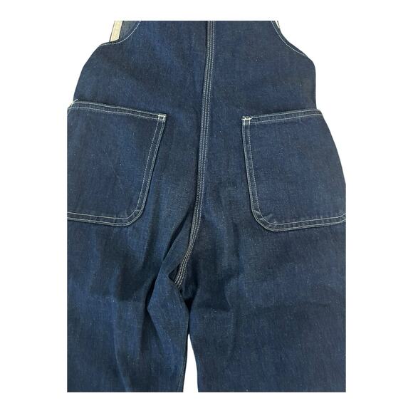 Vintage Clemson Tigers Liberty Youth Size 8 Bib Overalls Denim - Picture 8 of 11